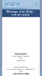 Mobile Screenshot of debysmassage.com